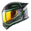 Cascos de moto Casco Hombre Mujer Motocross Racing Full Face Cross Helm Carbon Fiber Safety Rider Ventilación