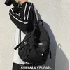 Outdoor Bags Men's Schoolbag Large Capacity High School Students Harajuku Fashion Brand Backpack Women's Casual Canvas