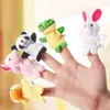 6 -delige familie Mermbers Finger Puppets Vertel verhaal aan kinderen Kid Gift Opa Grandma Papa Mama Brother Sister