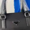 Bortkörningar pp män axel portfölj svart nylon designer handväska affärsbärbara väskor messenger väskor med namnskyltar totes herrbagage comp