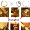 Smyckesfläck Svetsmaskin 2 i 1 Pulse Sparkel Spot Gold och Silver Micro Laser Lödning för guld Silver Chain Ring Tools
