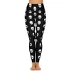 Women's Leggings Goonies Skull Sexy Movie Print Workout Gym Yoga Pants High Waist Stretch Sports Tights Women Breathable Graphic Leggins