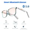 Óculos inteligentes 3D Anti-azul Controle de voz sem fio Bluetooth Óculos de sol Mãos livres Chamada TWS Vídeo musical Óculos à prova d'água 221219