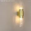 Vägglampa retro glas led el gästrum levande sovrum sovrum interiör dekoration hem belysning kreativ design