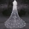 Bridal Veils Vestidos Elegant br￶llopstillbeh￶r Tulle Comb3 lager White Lvory 2022 Fashion