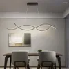 Kolye lambaları Veihao lüks avize modern restoran siyah bar masa mutfak lambası yaratıcı minimalist led tasarımcı