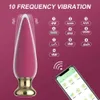 Articles de beauté Bluetooth vibrateur anal application sans fil fiche à distance jouet sexy pour hommes femmes gm spot gouttes bouchons masseur de prostate