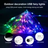 Strings Christmas RGBIC String Light Smart Wireless LED Garlands USB App Control Xmas Tree Decoration Outdoor Waterproof Fairy Lights