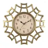 Zegar ścienny 10 -calowy zegar retro nordycki okrągły salon moda cicha dekoracja domu kwarcowego
