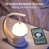 Lampy stołowe Lampa LED głośnik Bluetooth 1800 mAh Bezprzewodowe studium nocne dla nocnego w salonie biuro