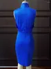 Sukienki na co dzień Duży rozmiar Biały Frezowanie Party Dress Bodycon Sexy Mock Collar Off Shoulder Do kolan Wiosna Lato Urodziny Dla kobiet