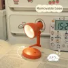 Luci notturne Lampada da comodino a LED Scrivania da tavolo pieghevole con clip Decorazione camera da letto Luce per bambini a batteria Regalo di Natale