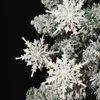 Weihnachtsdekorationen 2022 Jahr 3D Schneeflocke Anhänger Party Dekoration Baumschmuck DIY