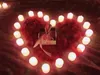 Candele di compleanno Luci Creative LED Light Party Luci decorative Love Candle Lamp Romantic Outdoor Decoration Candle bb1221