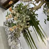 Decorative Flowers Silk Spray White Small Wildflowers Shooting Props Simulation Fake Living Room Dining Decoration Flower Arrangement