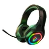 Games sem fio Bluetooth Headphones Games mp3 mp4 fones de ouvido estéreo cancelamento com cor de luz de fundo da cor do microfone jl