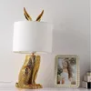 Lâmpadas de mesa Retro Animal LED Lamp Switch fofo para crianças para quarto Mesas de quarto lado luminárias decorativas Luminárias internas acessórios