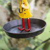 Garden Decoraties Bird Feeder metalen Hangende ketting Girl Waterdichte Umbrella Stand Outdoor Vliegend Dier Automatisch voedsel Dispenser Tool