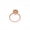 Обручальные кольца 18K Розовое золото слеза Drop Cz Diamond Ring с оригинальной коробкой для Pandora 925 Sier Set Set Jewelry Jewlry доставка Dhyrn