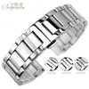 Bracelets de montre en acier inoxydable 316L massif Argent 18mm 20mm 21mm 22mm 23mm 24mm Bracelet de montre en métal Bracelet Montres Bracelet tool318V