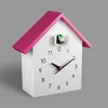 Wall Clocks Cuckoo Clock Pendulum Bird Housing Hanging Watch Tabletop Cabinet House Kids Child Bedroom Mute Desktop Decor