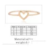 Band Rings Simple Heart For Women Couple Wedding Promise Infinity Eternity Love Jewelry 2 Colors Drop Delivery Ring Dhl61