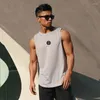 Heren tanktops heren mode workout mesh spier casual top fitness zomer snel droog vest hardlopen bodybuilding sport mouwloos shirt