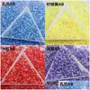 Shinestones 10000pcs/saco de 4 mm Jelly Ab resina Crystal 14 Seção imitação de jóias austríacas Decoração de jóias de bastão contas 10 dh5un