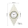 Relógios de parede American Light Luxury Clock Personalidade Creative Fashion Living Room Art Nordic Modern Minimalist Watch