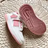 2023 Infant Skel Designer Sneakers Kids Running Shoes Edge Painted Leather Bones Applique Youth Toddler Children Boy Girl