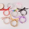 Bangle All Weather Glitter Filled Jelly Bangles Set Women Stack Silicone Charm Bracelets