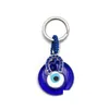 حلقات رئيسية للحيوان الفراشة السلحفاة البومة النخيل الشر عيون مفتاح مفتاح المفتاح الزجاج المحظوظ لوكيل العيون الأزرق قلادة حلية مفاتيح للحفلات DHVSB