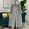 Ethnic Clothing Dubai Caftan Abayas For Women Turkish Hijab Muslim Dress Kaftan Robe Ramadan Jilbab Islamic Open Abaya Kimono Cardigan