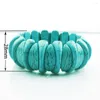 Charm Bracelets Trendy Turquoises Beads Bracelet Classic Stone Beaded For Men Women Fashion Jewelry Wrist Accessories Bangle B250