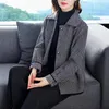 Damen Strick Mode gestrickte Strickjacke Pullover 2022 Frühling Herbstjacke Frauen Tasche Loose Short Coat Frauen stricken Oberbekleidung Tops