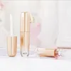 Vorratsflaschen, 20 Stück, 3,5 ml, leere Lipgloss-Röhre, DIY-Behälter, Farbverlauf, Schwarz/Gold, nachfüllbare Lipgloss-Flasche