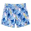 Homens Swimwear Surfcuz Mens Troncos de natação com forro de compressão estiramento atlético 2 em 1 correndo shorts de secagem rápida para 257z