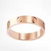 Love Rings Titanium Steel Men and Women Designer Ring Par Skruvar Ringar smycken gåvor Bredd 4mm 5mm 6mm232y