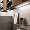 Luci notturne Sensore di movimento Luce Striscia LED senza fili Lampada da armadio ricaricabile USB per cucina di casa Camera da letto 10/30CM
