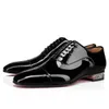 رجال Oxfords Shoes Party Party Loafer Flats Greghost Flat Black Leath