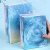 "starry Sky" A5 Waterproof PU Cover Notebook Cute Planners Note Book Diary Journals Notepads Stationery School Supplies New