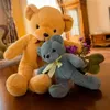 35cm Lovely Soft Teddy Bear Plush Toy Stuffed Animals Toy Playmate Soothing Doll PP Cotton Kids Toys Christmas Birthday Gifts