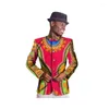 Men's Suits Arrival African Men's Suit Jacket Cotton Daxiji Floral Multi-color Optional National Holiday