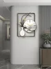 V￤ggklockor kinesisk klocka vardagsrum ljus lyx modern minimalistisk kreativ personlighet mode hemklocka netto r￶d dekoration