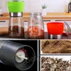 Kitchen Tool Salt Pepper Grinder Mills Manual Glass Pepper Mill Bottle Seasoning Spice Grinding Tools Condiment Grinders Bottles BH8145 TQQ