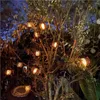 Strings Solar Lantern Light Artwork Ornaments Festival Rechargeable LED Lamps Outdoor Adornment Decorative Lighting Supplies