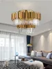 Kroonluchters Manggic groot luxe plafond kroonluchter verlichting woonkamer eetkamer kristal moderne ronde slaapkamer lamp
