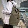 Backpack Large Capacity Rucksack Man Travel Bag Mountaineering Male Luggage Canvas Bucket Shoulder Bags For Men Backpacks E501