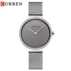 CURREN nouvelles femmes montre mode robe dames montres en acier inoxydable Quartz montre-bracelet Saat horloge relogios feminino1263v