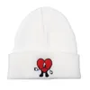 bad bunny Custom Winter Unisex Knitted Beanie Hats Designer Fisherman Beanies Hat para mujeres para hombres con borde bordado
